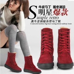 2015冬季雪地靴女短靴子加绒加厚防滑短筒靴韩版学生平底保暖棉鞋