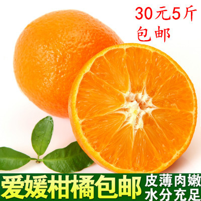 农家桔橙爱媛38号柑橘新鲜水果爱媛橙子高糖现摘5斤包邮