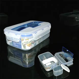 贝合饭盒 便携饭盒 学生便当盒 硅胶密封 保鲜盒 塑料微波炉餐盒