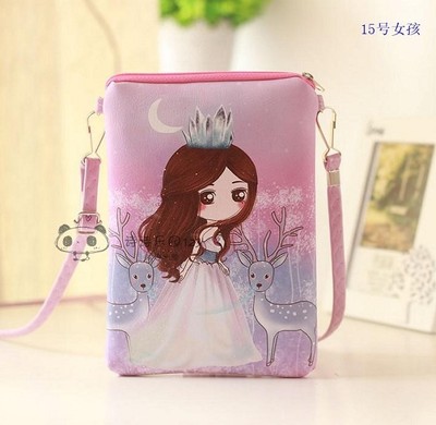 韩版女童包儿童包包斜挎包小女孩时尚卡通可爱手机零钱包公主小包