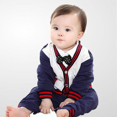 酷碧童童 2016春秋新款男童运动套装宝宝长袖卡通三件套0-1-2-3岁