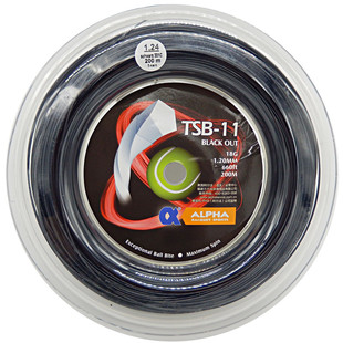阿尔法Alpha TSB-11 Black Out / Berry黑五角 大盘聚酯网球线