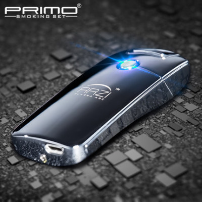 热销PRIMO电弧充电打火机防风个性创意usb电子点烟器男士礼物订制