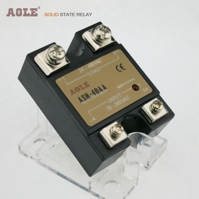 年初特价正品奥乐单相固态继电器ASH-40AA交流控交流快达型现货　