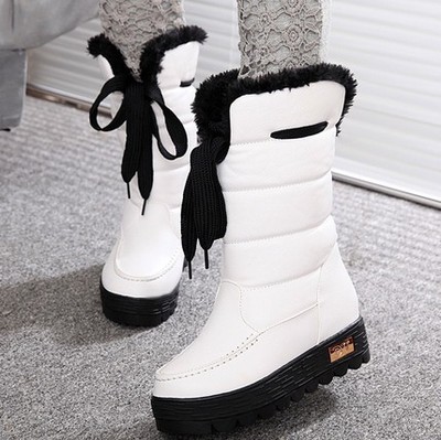 2015冬季新款女士防水雪地靴高筒靴棉靴女靴子棉鞋加厚保暖鞋包邮