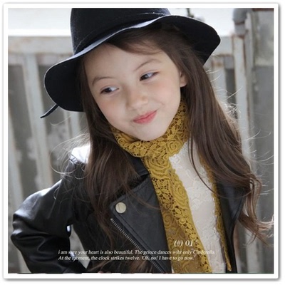 韩国童装女童秋装2015新款时尚帅气中性PU皮短款外套儿童夹克皮衣