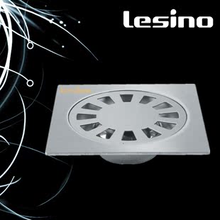 Lesino3mm3厘一体加厚不锈钢防臭防虫地漏快速卫生间单用洗衣机用