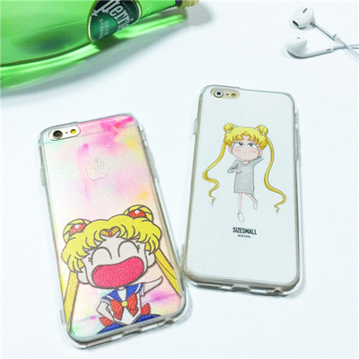 日本可爱卡通美少女战士iphone6手机壳苹果6plus 5s保护套