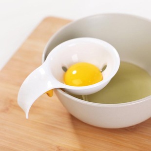 硅胶卡扣卡住碗边 蛋清分离器 厨房蛋黄分蛋器 卡壳鸡蛋加工器
