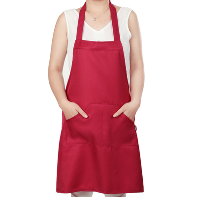 定制印字纯色宣传广告围裙餐厅咖啡美发美甲店厨房居家工作服围裙