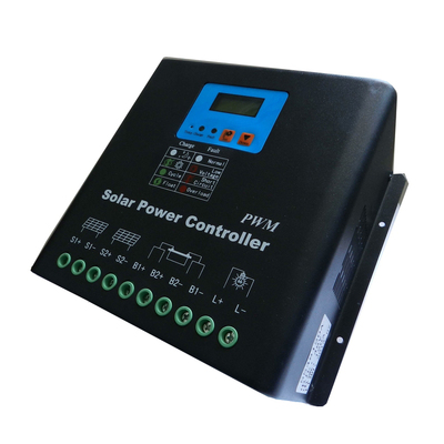 LCD显示192V30A太阳能控制器双路输入PWM光伏发电充电控制器