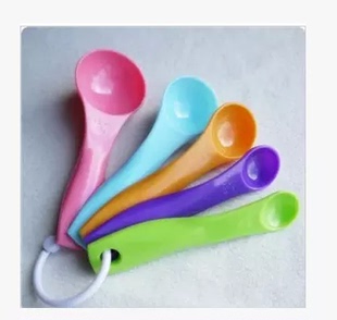 新品 彩色5件套量勺 优质食品级加厚出口款 量勺 烘焙工具