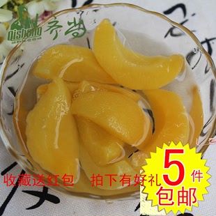 【齐尚】黄桃罐头 水果罐头  425g