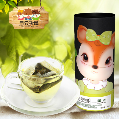 【三只松鼠荷叶茶】花草茶夏季饮品特级干荷叶茶30g罐装限时特价