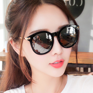 2016新款韩国时尚明星同款圆脸太阳镜女眼睛偏光墨镜防紫外线眼镜