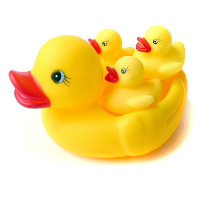 戏水小黄鸭子 婴幼儿童宝宝游泳洗澡玩具 玩水玩具