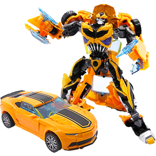 大黄蜂变形金刚擎天柱声光版 汽车机器人合金版模型 男孩生日礼物