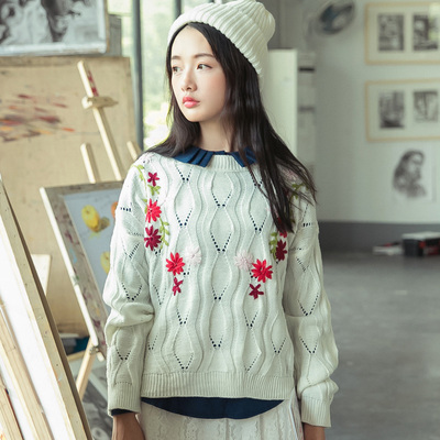 2016刺绣毛衣