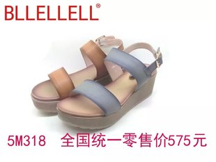 BLLELLELL佰莉之恋2015年春夏新款时尚女凉拖鞋纯牛皮包邮