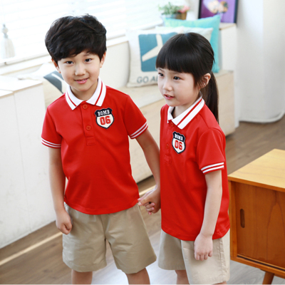 韩版幼儿园园服夏装 小学生校服夏装套装夏季园服校服班服