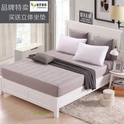 床笠单件加厚床笠 夹棉席梦思床垫保护套 防滑床罩1.8米特价