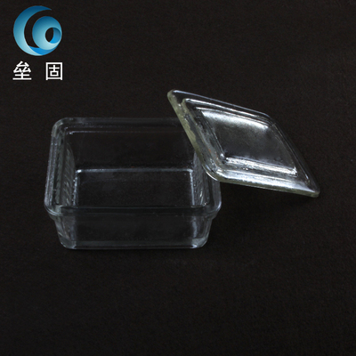 扁方形染色缸 高品质10片载玻片 玻璃染色缸 染色架10片切片盒