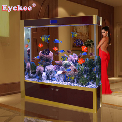 eyckee爱客鱼缸 双过滤免换水生态欧式水族箱 落地式屏风鱼缸