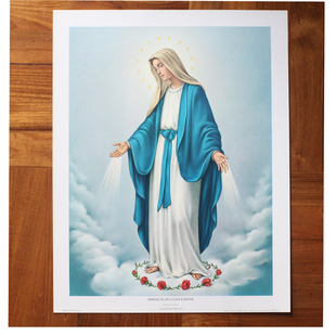 意大利进口圣母画 罗马天主教玛利亚画 耶稣 基督 无配框