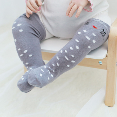 儿童纯棉袜子男童宝宝全棉中筒袜子女宝宝袜子0-3岁韩国童袜