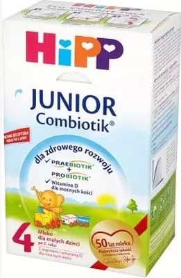 德国喜宝HIPP有机益生菌婴幼儿奶粉4段24个月+ 600g 波兰代购