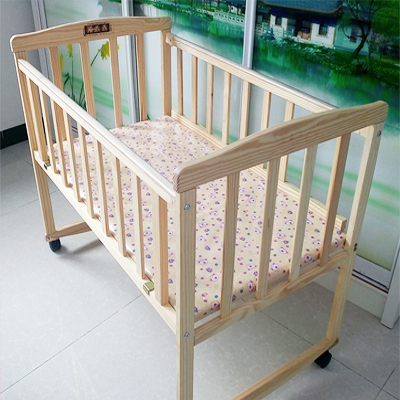 2015新品婴儿床实木无漆儿童床宝宝童床bb婴儿床
