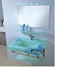 陶瓷盆大理石盆钢化玻璃盆浴室柜洗手台，洗面盆，洗漱台组合