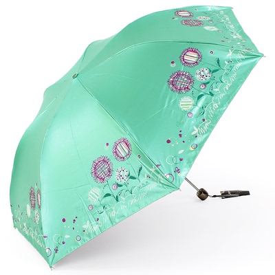 天堂伞防紫外线遮阳伞正品超轻铅笔伞超强防晒太阳伞折叠女晴雨伞