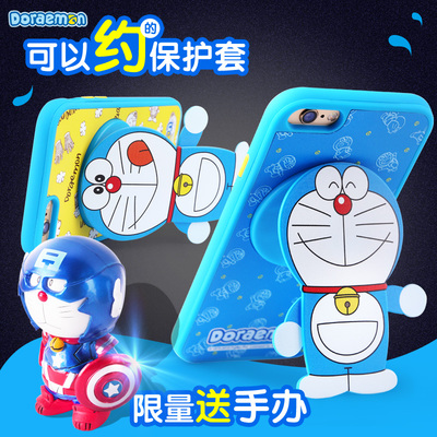 捣旦国度 哆啦A梦iphone6 Plus手机壳 机器猫iphone6保护套