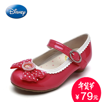 Disney/迪士尼童鞋 春秋甜美蝴蝶结女童公主鞋单鞋1115434501