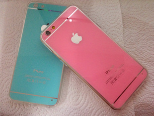 小清新嫩粉色薄荷绿苹果iphone6S plus手机壳软胶壳保护套硅胶