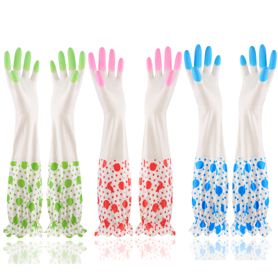 耐磨防滑家务手套3双优质夏季薄款洗碗橡胶手套乳胶清洁洗衣手套