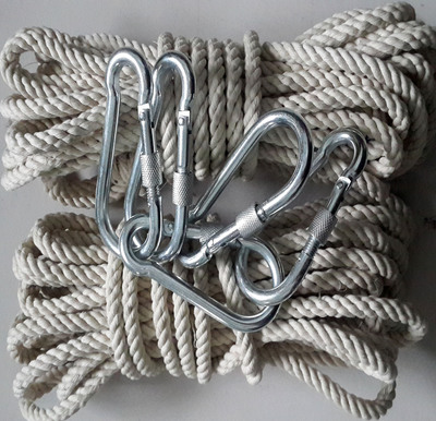 直径10mm晾衣绳长10米包邮纯棉防风防滑捆绑户外晾衣晒被绳