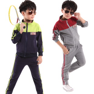 大童男装秋装12-15岁男童运动套装长袖10男孩13韩版11儿童8衣服潮