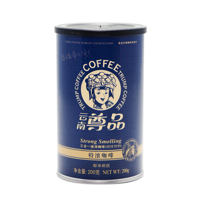 云南尊品咖啡  特浓咖啡  厂家直销 罐装200g