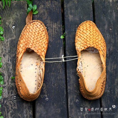 <蕾儿乔什看世界>真牛皮男女夏季纯手工凉拖鞋巴基斯坦印度尼泊尔