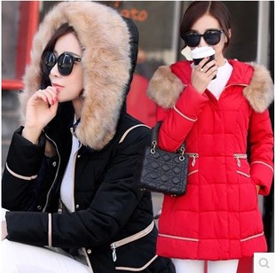 2015冬季棉衣韩版中长款加肥加大码女装羽绒服加厚棉服外套200斤