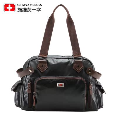 瑞士军刀超大容量手提旅行包男女商务出差行李包单肩短途旅行包袋