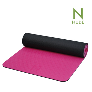 包邮台湾顺丰直发Nude加厚宽防滑8mm初学环保TPE瑜伽垫运动健身垫