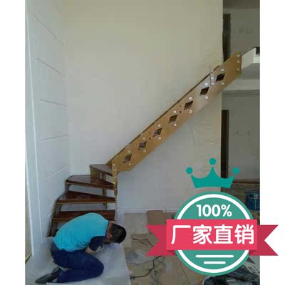 楼梯制作厂家楼梯新品促销楼梯复式楼梯整体护栏直梯钢制厂家特价