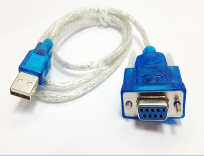 弘答科技USB转串口线9孔(COM) USB-RS232 铁晶振 340芯片裸线