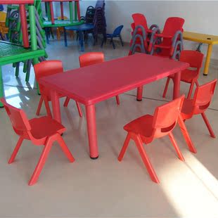 无毒无味幼儿园塑料桌椅儿童桌椅幼稚园课桌椅幼儿长方桌全国包邮