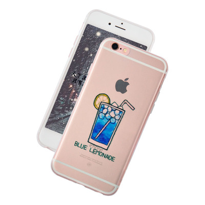 iphone6手机壳iPhone6s壳 苹果6 plus手机壳套韩软硅胶全包潮柠檬