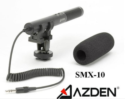 阿兹丹 AZDEN SMX-10 立体声话筒单反5D3/2相机话筒