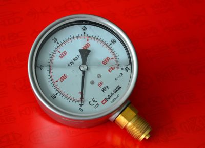 德玛仕MASS进口压力表100表面25/60/40mpa液压表面注塑压铸机油表